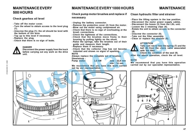 Linde 372-00 - L14, L16 Operating Instructions SN 10.98 and up-4