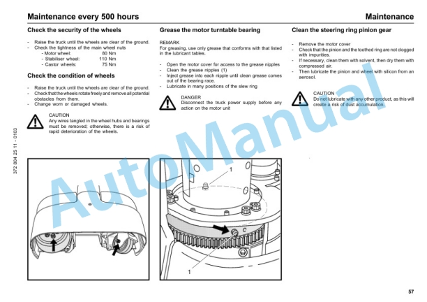 Linde 372-01 - L14, L14AP, L16, L16AP Operating Instructions SN W4X372M03000 and up-3
