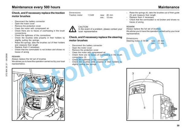 Linde 372-02 - L14, L14AP, L16, L16AP Operating Instructions SN W4X372U02718 and up SN up to W4X372Z02948-4