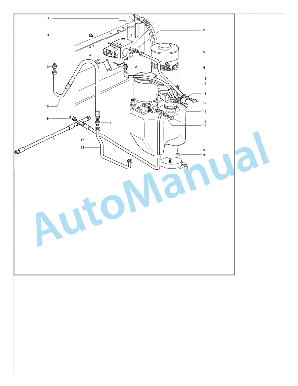 Alternative view of Linde 372-02 - L14, L14AP, L16, L16AP Spare Parts Manual SN W4X372U02718 and up SN up to W4X372Z02948