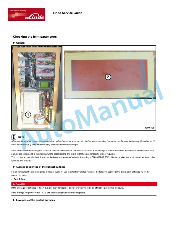 Alternative view of Linde 386-02 - E14 EX 2G, E16 EX 2G, E18 EX 2G, E20 EX 2G Workshop Manuals SN 04.15 and up