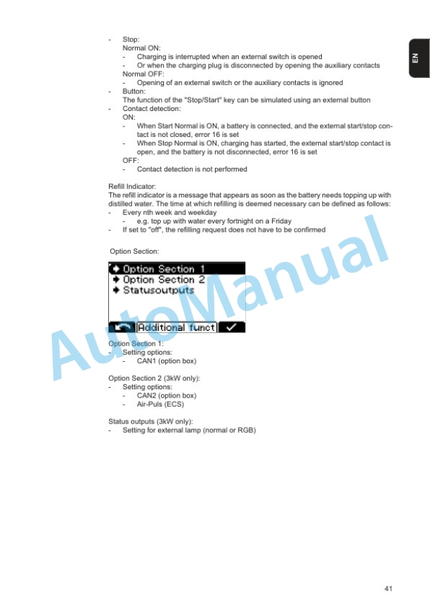 Alternative view of Linde 386-02 - E14 EX GSS, E16 EX GSS, E18 EX GSS, E20 EX GSS Operating Instructions SN 07.15 and up