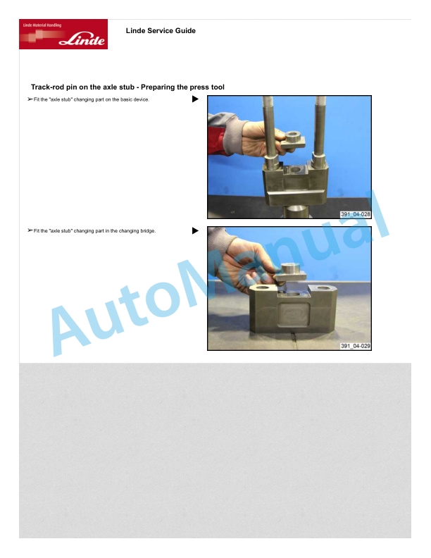 Alternative view of Linde 392-01 - H20D, H20T, H25D, H25T Workshop Manuals SN 02.02 and up SN up to 12.12