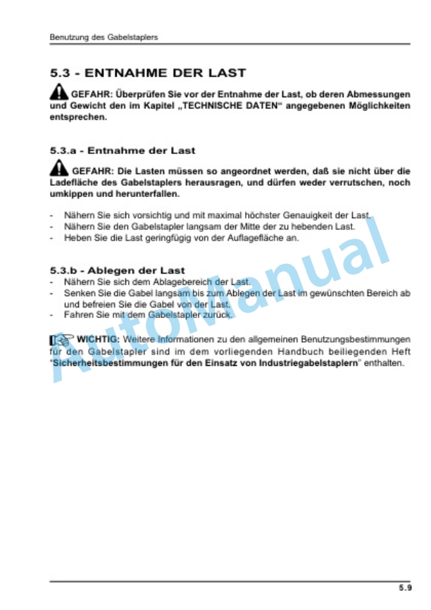 Linde 4516-01 - N20A Operating Instructions-3