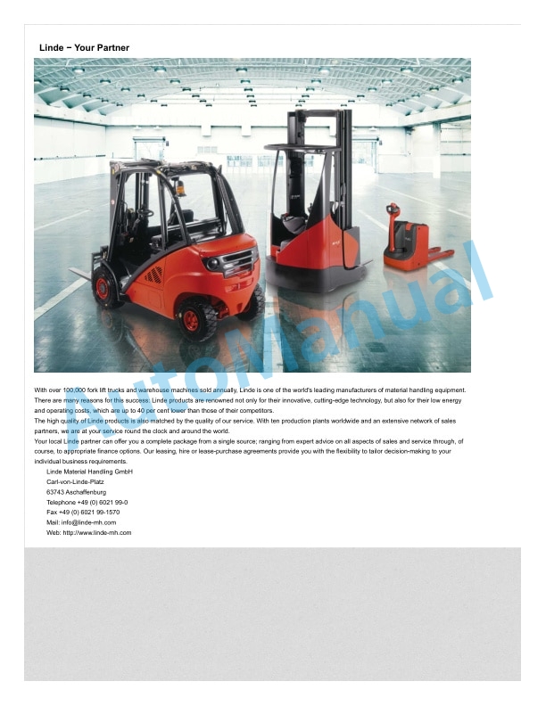 Linde 4527-01 - L20AS Operating Instructions-5