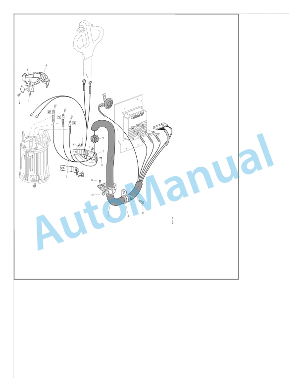 Alternative view of Linde 4558-01 - T14 Spare Parts Manual SN F24558H00001 and up