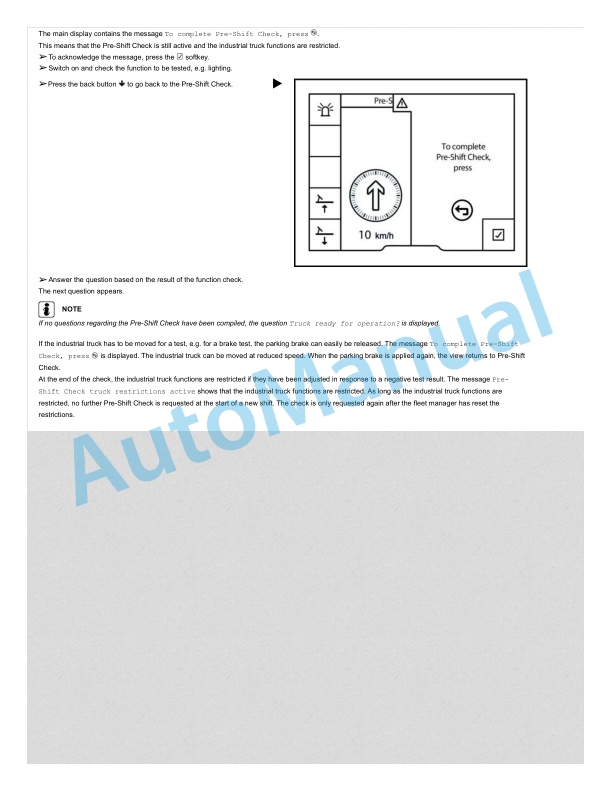 Alternative view of Linde 5131-01 - T33 Operating Instructions SN 515131-00001 and up