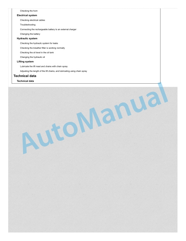 Alternative view of Linde 5215-01 - V15, V15HP, V15P Operating Instructions