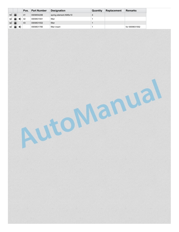 Alternative view of Linde 5215-01 - V15, V15HP, V15P Spare Parts Manual