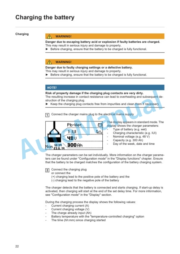 Alternative view of Linde 5231-01 - K, K-matic Operating Instructions