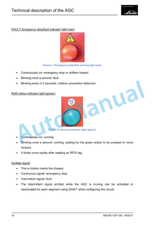 Linde 8902-01 - C-Matic Operating Instructions SN 11.17 and up-2