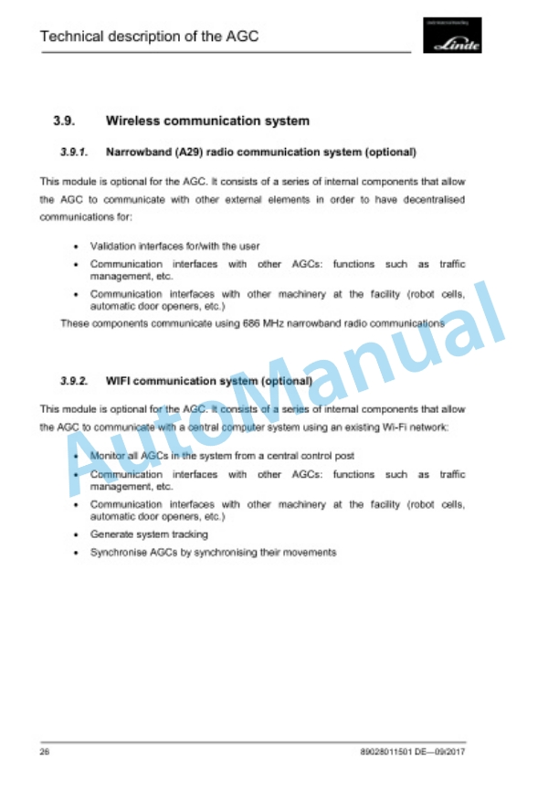 Linde 8902-01 - C-Matic Operating Instructions SN 11.17 and up-4