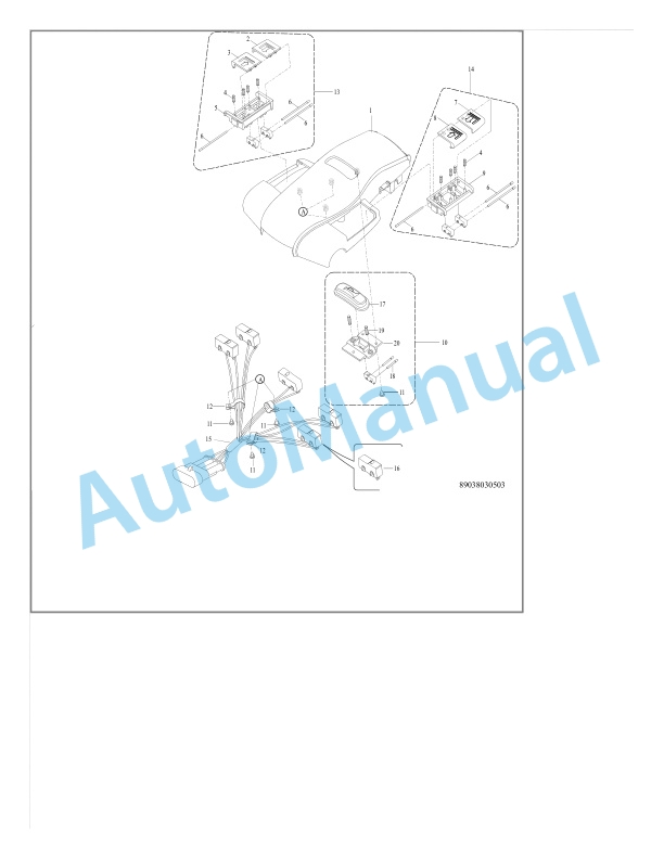 Alternative view of Linde 8903-01 - MT20 Production site LMH North America Spare Parts Manual SN CT8903J00001 and up
