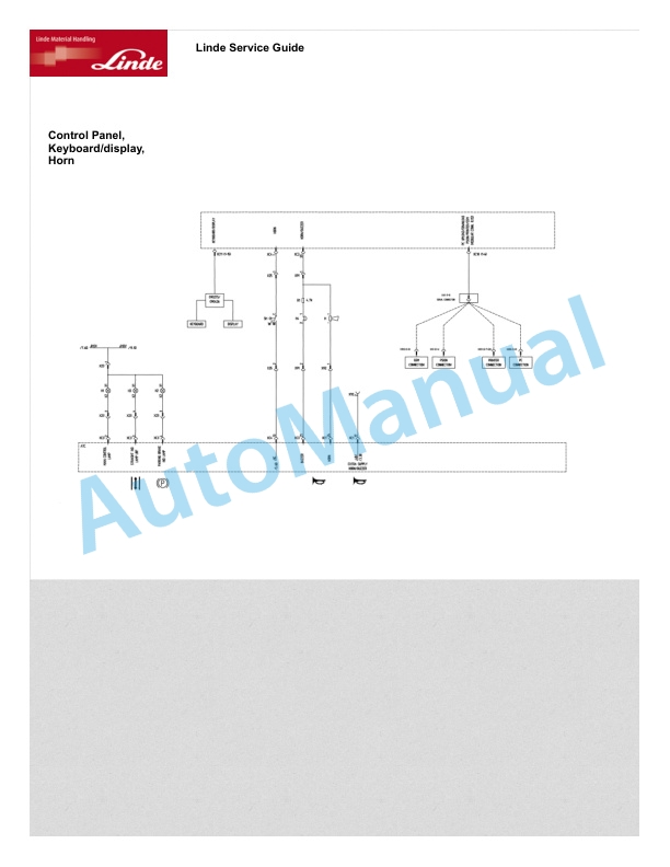 Alternative view of Linde 8922-01 - R25F Workshop Manuals