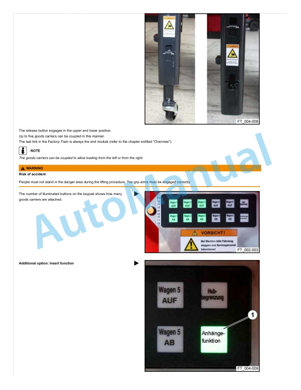Alternative view of Linde 8960-01 - FT08, FT10, FT16, FT20 Operating Instructions
