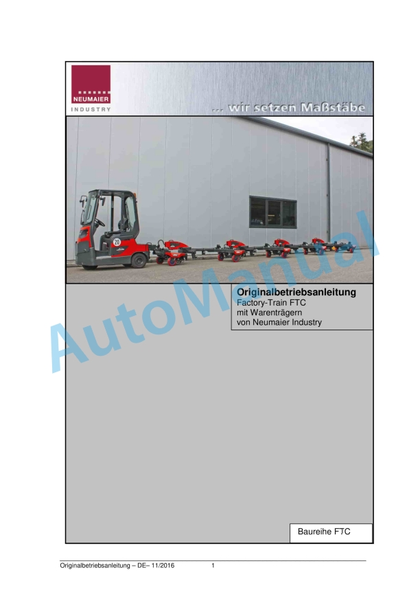 Linde 8961-01 - FT08C, FT10C, FT16C, FT20C Operating Instructions