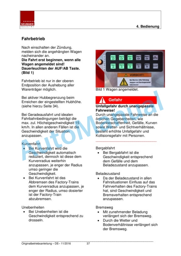 Alternative view of Linde 8961-01 - FT08C, FT10C, FT16C, FT20C Operating Instructions