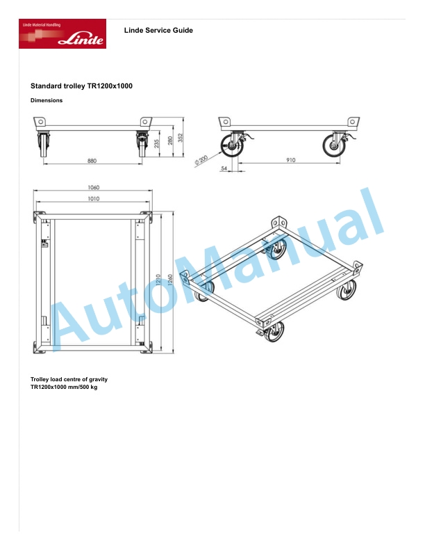 Alternative view of Linde 8971-01 - LT-M, LT-W Operating Instructions