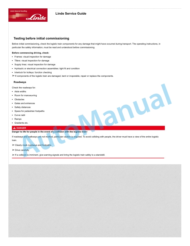Alternative view of Linde 8972-01 - LT-CH Operating Instructions