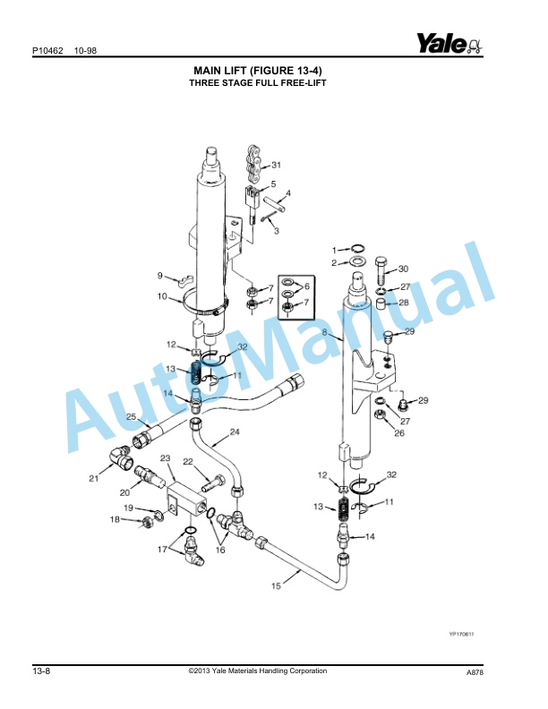 Yale A878 GP-GDP-GLP135-155CA Parts Manual 524157259 5 Yale A878 GP-GDP-GLP135-155CA Parts Manual 524157259 - Image 5