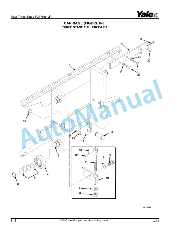 Yale A888 ERP10-15RCF Parts Manual 524154563 4 Yale A888 ERP10-15RCF Parts Manual 524154563 - Image 4