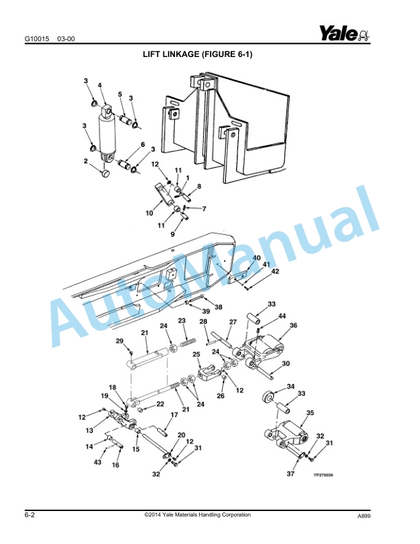 Yale A899 MPC060-080LD Parts Manual 520371701 4 Yale A899 MPC060-080LD Parts Manual 520371701 - Image 4