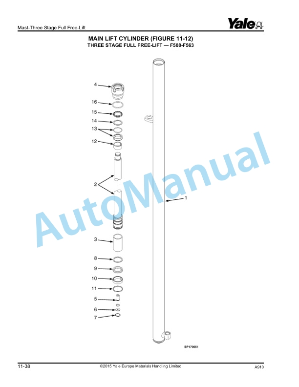Yale A910 GLC20VX, GLC25VX, GLC30VX, GLC35VX Parts Manual 524260161 4 Yale A910 GLC20VX, GLC25VX, GLC30VX, GLC35VX Parts Manual 524260161 - Image 4