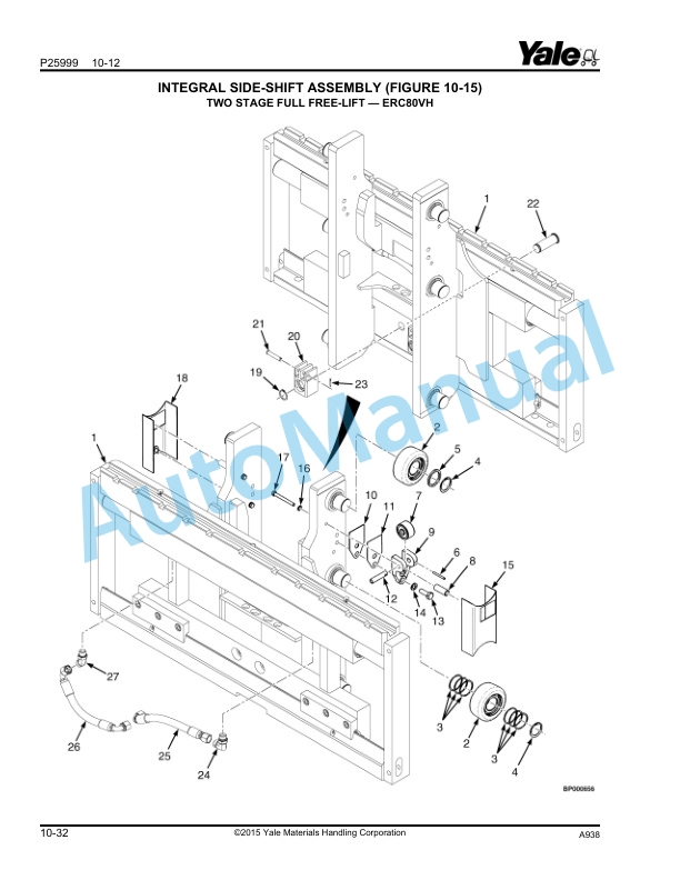 Yale A938 ERC80VH, ERC100VH, ERC100VHS, ERC120VH Parts Manual 550053502 5 Yale A938 ERC80VH, ERC100VH, ERC100VHS, ERC120VH Parts Manual 550053502 - Image 5