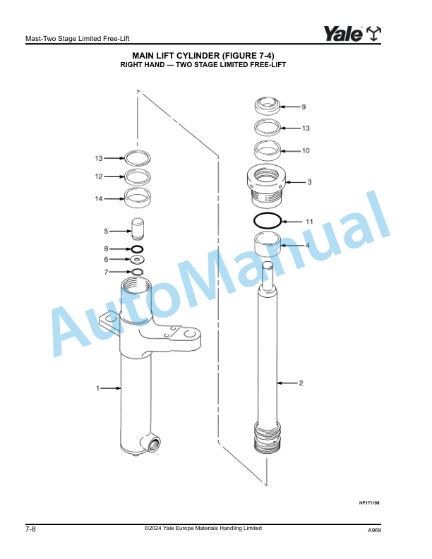Yale A969 ERC16-20VA Parts Manual 550025808 3 Yale A969 ERC16-20VA Parts Manual 550025808 - Image 3