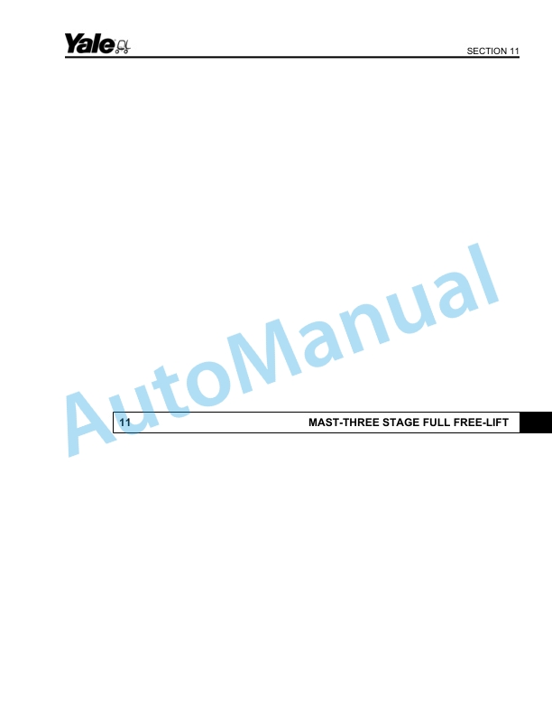 Yale B810 GDP030-040AF Parts Manual 524144914 3 Yale B810 GDP030-040AF Parts Manual 524144914 - Image 3