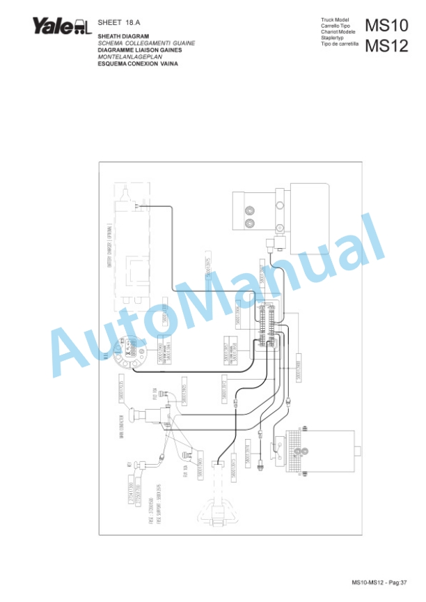 Yale B846 MS10, MS12 Parts Manual 272494200 4 Yale B846 MS10, MS12 Parts Manual 272494200-4