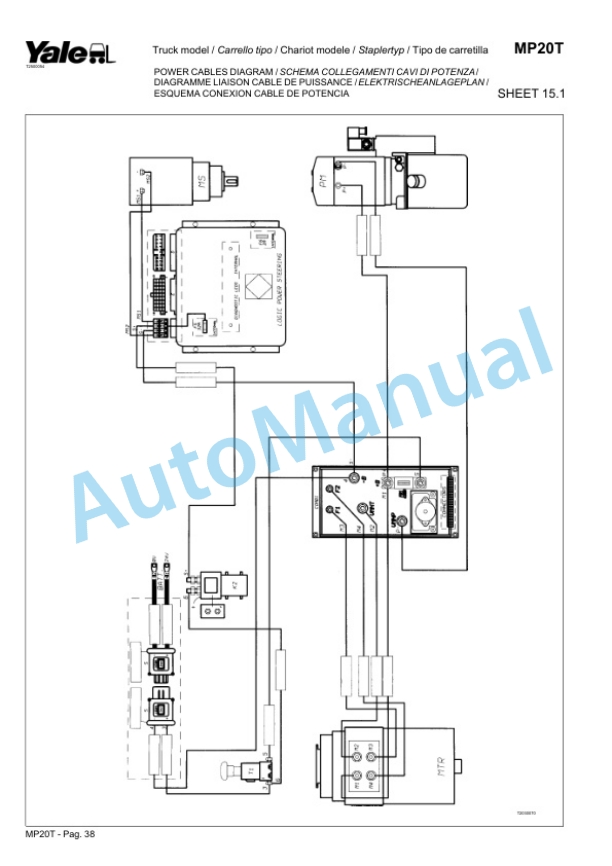 Yale B854 MP20T Parts Manual 524150844 4 Yale B854 MP20T Parts Manual 524150844-4