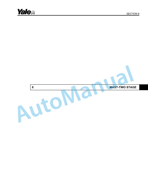 Yale B855 MS12, 15S Parts Manual 524176175 3 Yale B855 MS12, 15S Parts Manual 524176175 - Image 3