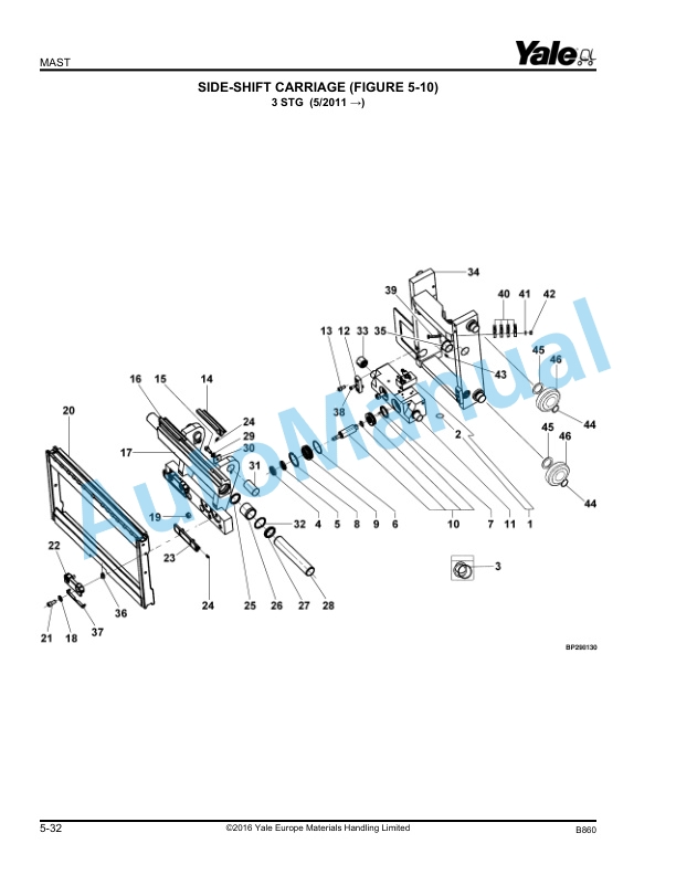 Yale B860 MC10, MC12, MC15 Parts Manual 524264861 4 Yale B860 MC10, MC12, MC15 Parts Manual 524264861 - Image 4