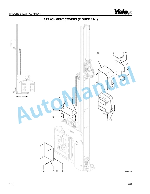 Yale B869 MTC13 80V-MTC15SWB-MTC15MWB-MTC15LWB NTA035SB Parts Manual 524238081 5 Yale B869 MTC13 80V-MTC15SWB-MTC15MWB-MTC15LWB NTA035SB Parts Manual 524238081 - Image 5