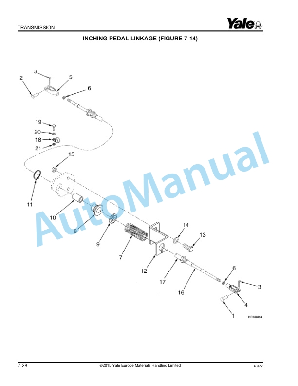 Yale B877 GDP130-160EB Parts Manual 524183906 3 Yale B877 GDP130-160EB Parts Manual 524183906 - Image 3