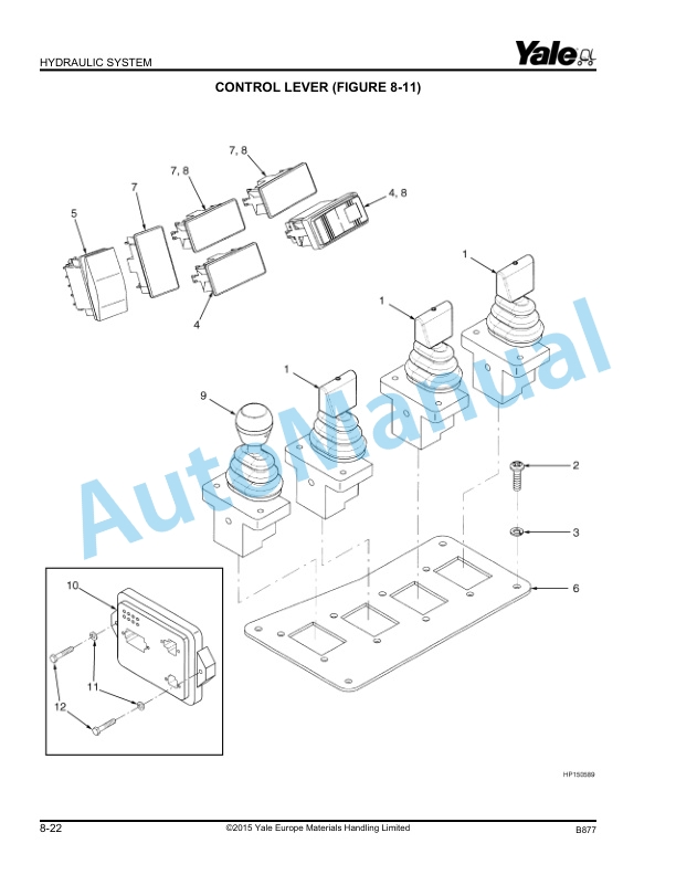 Yale B877 GDP130-160EB Parts Manual 524183906 4 Yale B877 GDP130-160EB Parts Manual 524183906 - Image 4