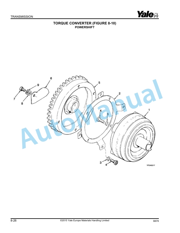 Yale B878 GDP-GLP60-70CA Parts Manual 524208298 3 Yale B878 GDP-GLP60-70CA Parts Manual 524208298 - Image 3