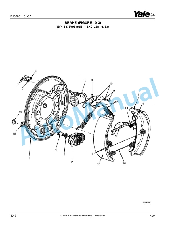 Yale B878 GP-GDP-GLP135-155CA Parts Manual 524208297 3 Yale B878 GP-GDP-GLP135-155CA Parts Manual 524208297 - Image 3