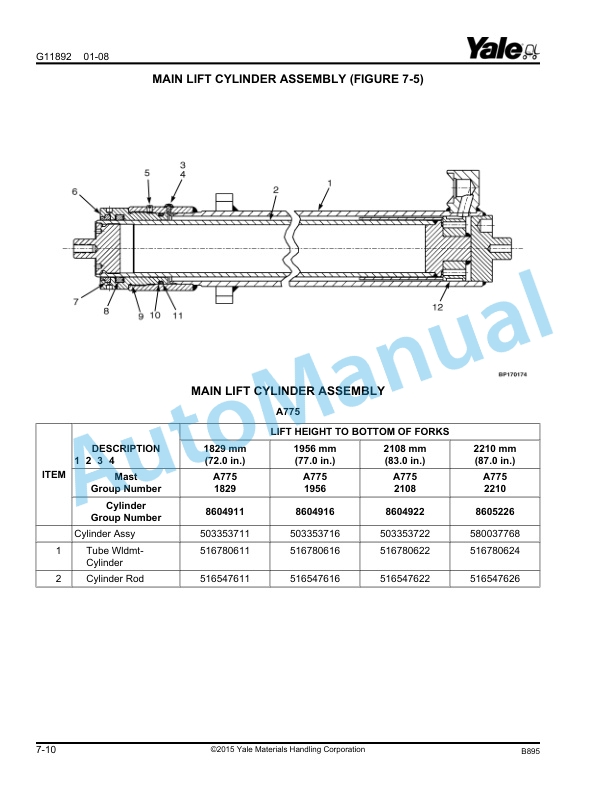 Yale B895 MSW025-030-F Parts Manual 524323887 3 Yale B895 MSW025-030-F Parts Manual 524323887 - Image 3
