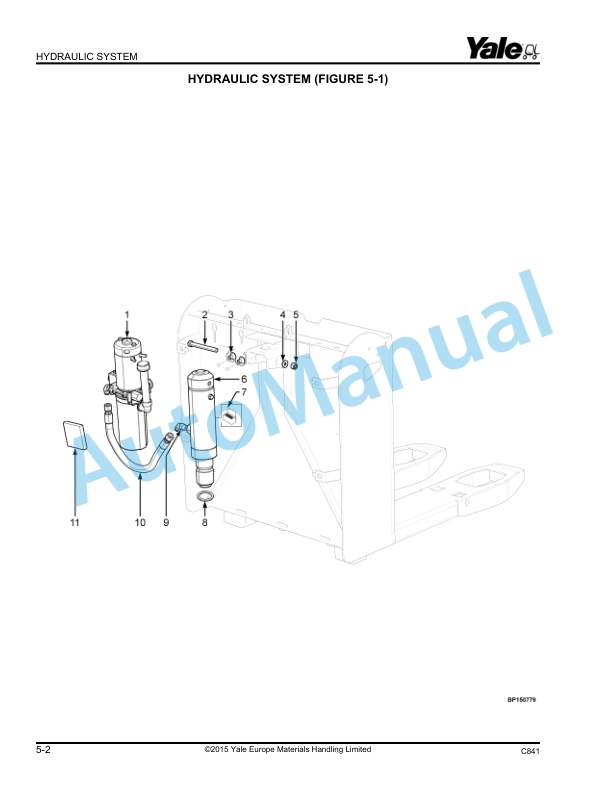 Yale C814 MP13, MP16, MP18, MP20 Parts Manual 524171926 5 Yale C814 MP13, MP16, MP18, MP20 Parts Manual 524171926 - Image 5