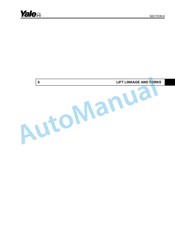 Yale C854 MP20T, MP25T Parts Manual 550128446 3 Yale C854 MP20T, MP25T Parts Manual 550128446 - Image 3