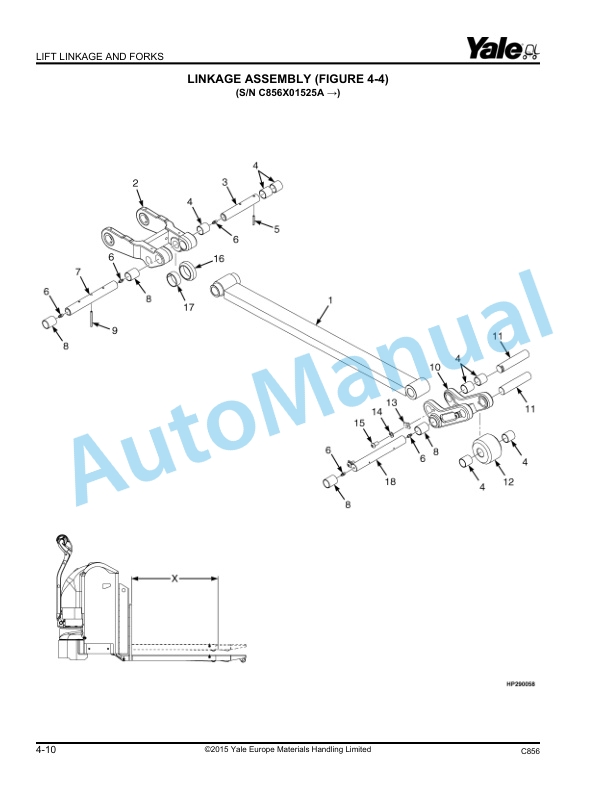 Yale C856 MP25HD, MP30HD Parts Manual 524187172 3 Yale C856 MP25HD, MP30HD Parts Manual 524187172 - Image 3