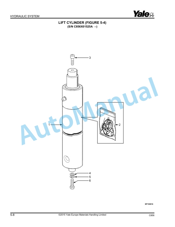 Yale C856 MP25HD, MP30HD Parts Manual 524187172 5 Yale C856 MP25HD, MP30HD Parts Manual 524187172 - Image 5