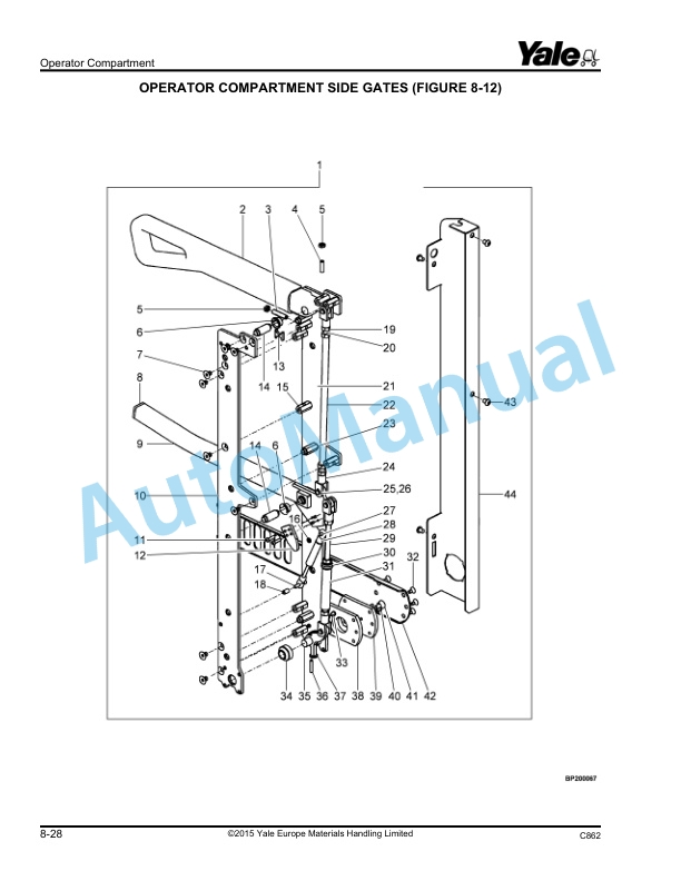 Yale C862 MO10E AC Parts Manual 550006559 4 Yale C862 MO10E AC Parts Manual 550006559 - Image 4