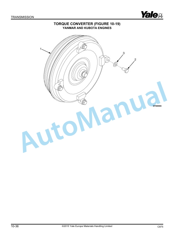 Yale C875 GLP20-35VX, GDP20-35VX Parts Manual 550096619 3 Yale C875 GLP20-35VX, GDP20-35VX Parts Manual 550096619 - Image 3