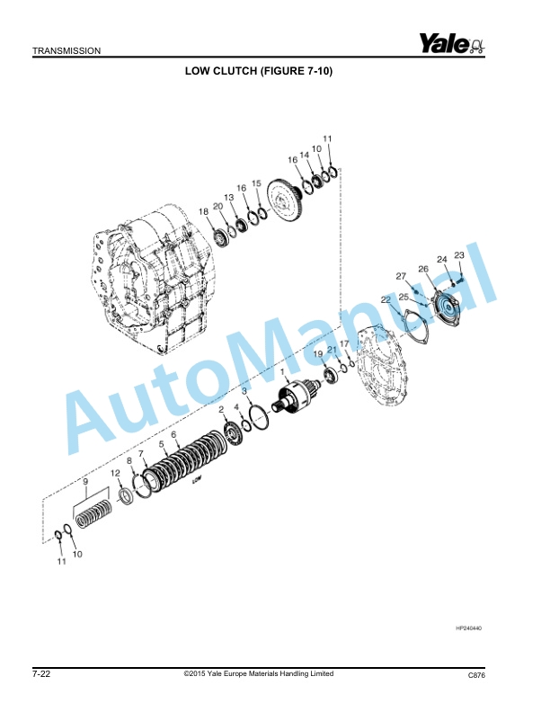 Yale C876 GDP80-90-100-120DB Parts Manual 524206417 3 Yale C876 GDP80-90-100-120DB Parts Manual 524206417 - Image 3