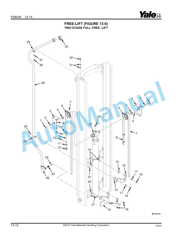 Yale C910 GC-GLC040VX, GC-GLC050VX, GC-GLC055SVX, GC-GLC60VX, GC-GLC070VX Parts Manual 550108875 4 Yale C910 GC-GLC040VX, GC-GLC050VX, GC-GLC055SVX, GC-GLC60VX, GC-GLC070VX Parts Manual 550108875 - Image 4