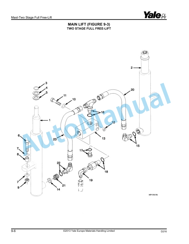 Yale D216 ERP20-30ALF Parts Manual 524183090 4 Yale D216 ERP20-30ALF Parts Manual 524183090 - Image 4