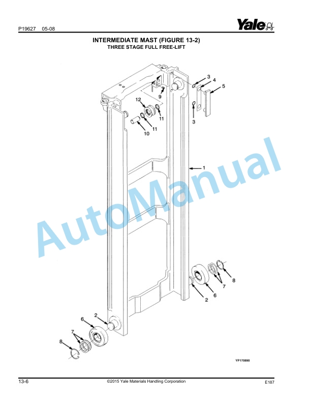 Yale E187 GC-GLC050-065TG Parts Manual 520371713 3 Yale E187 GC-GLC050-065TG Parts Manual 520371713 - Image 3